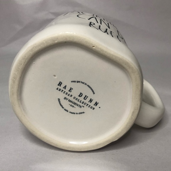Rae Dunn “MORNINGS CAN BE RUFF” Ceramic Mug - Picture 3 of 7